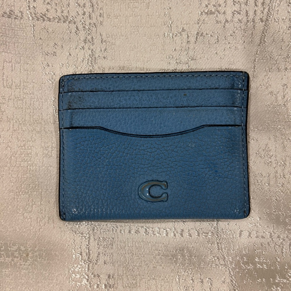 Coach Dusty blue Card Holder